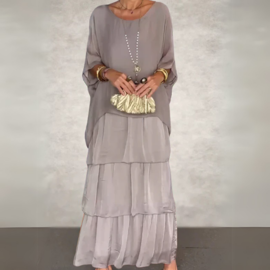 Women's Dress | Tiered Maxi-length Skirt