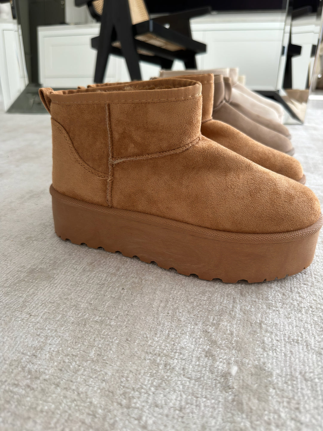 Boots For Women | Ankle Pull-On With Platform Sole