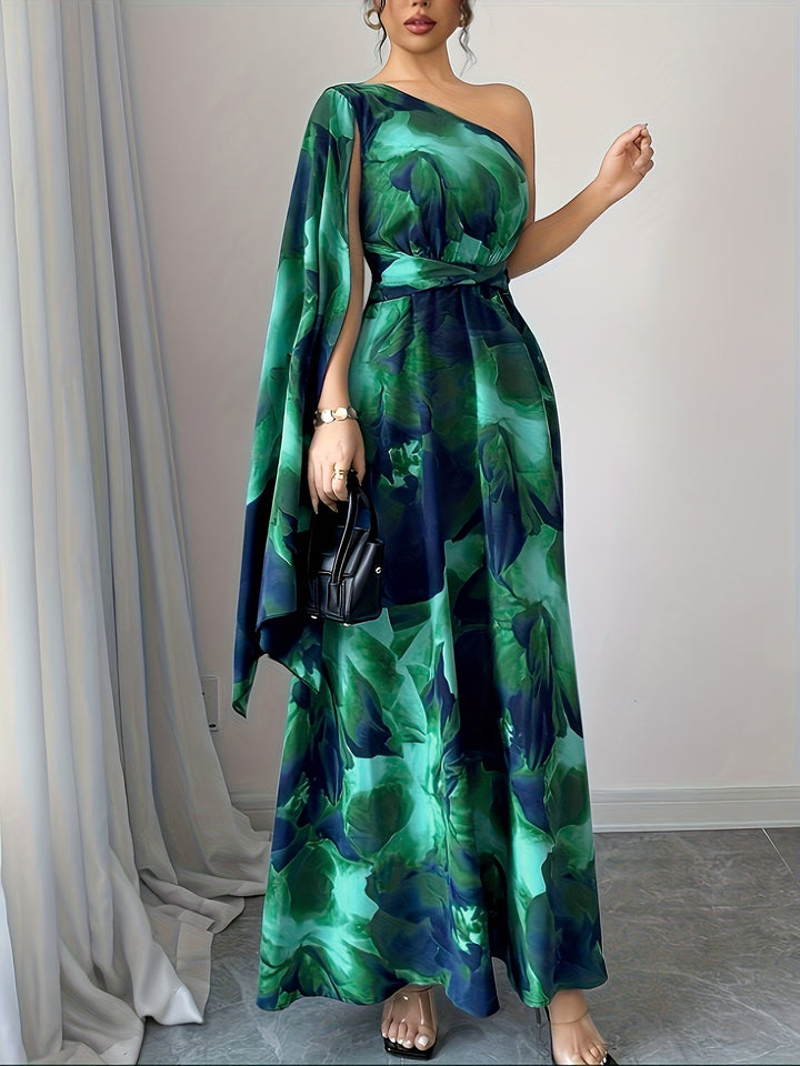 Women's Wedding Guest Maxi Dress | One-Shoulder