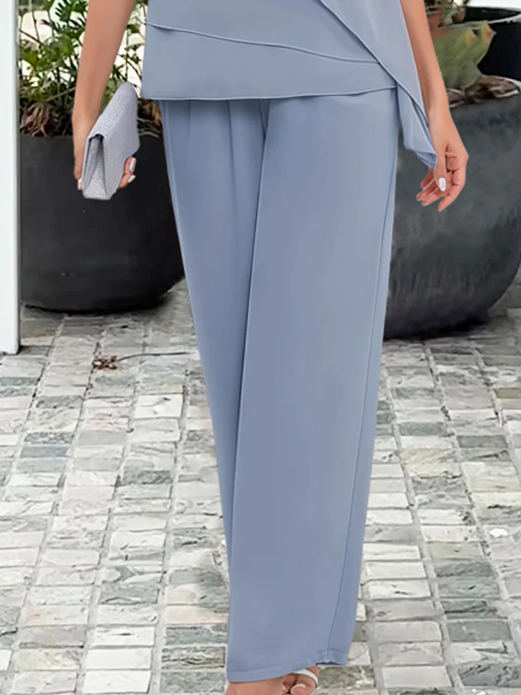 Women's Two-Piece Set  | Short Sleeve Top and Pants