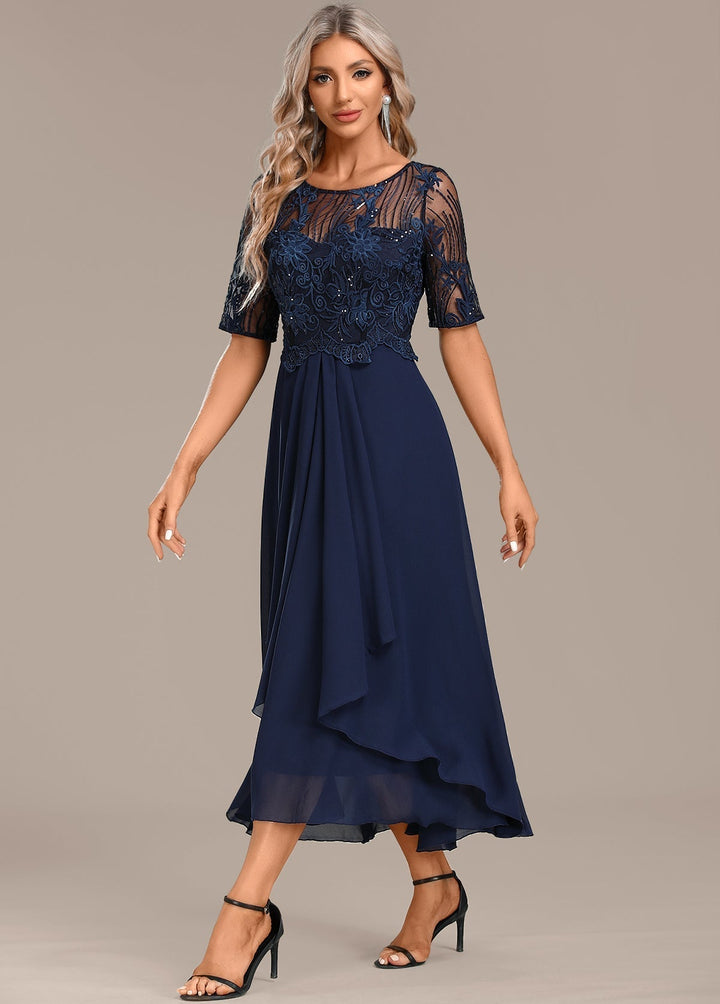 Women’s Dress | Lace Panel Midi