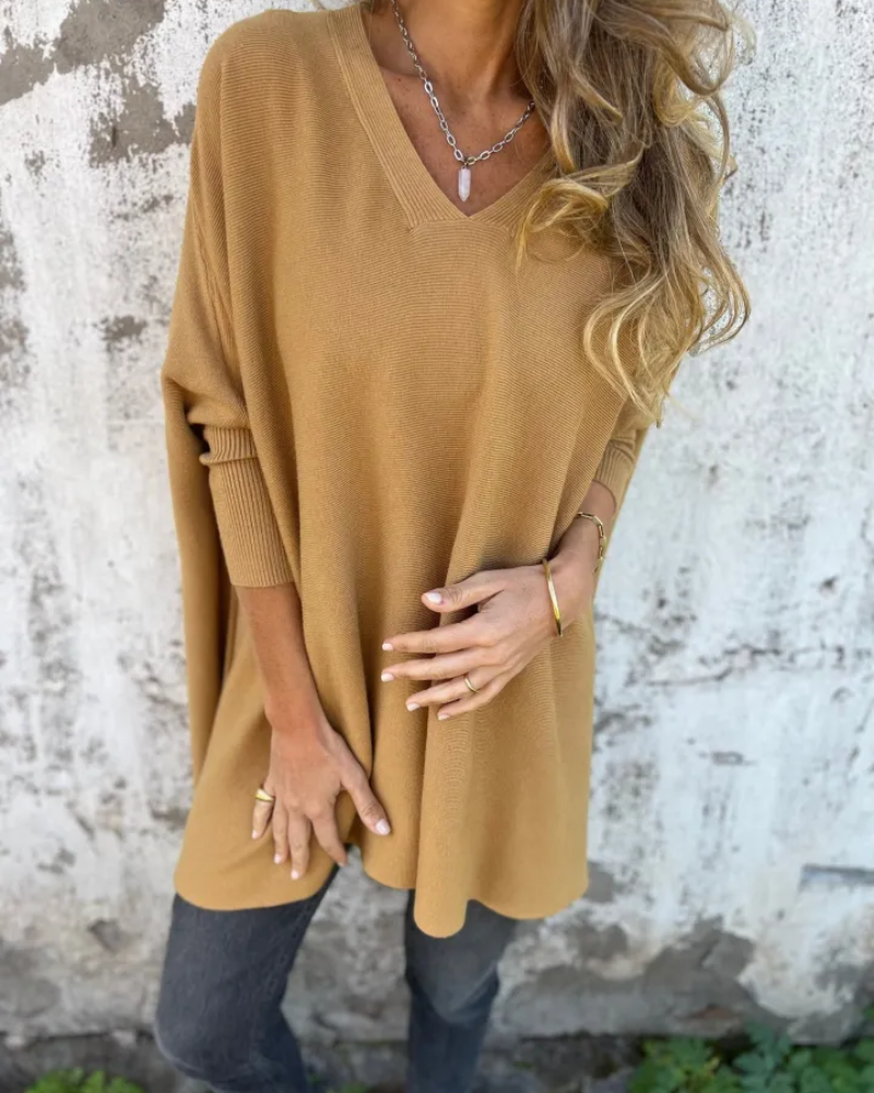 Women's Sweater | V Neck Loose Fit