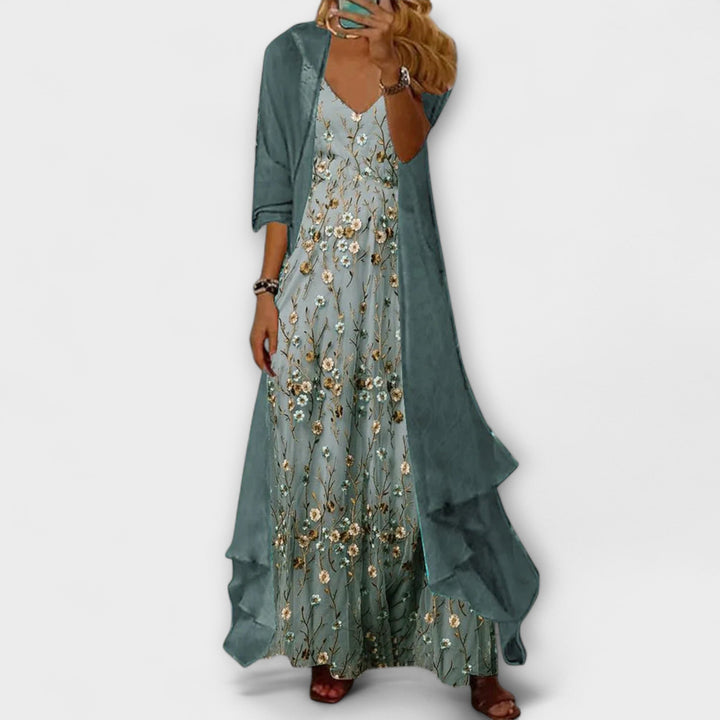 Women's Two-Piece Set | Maxi Dress
