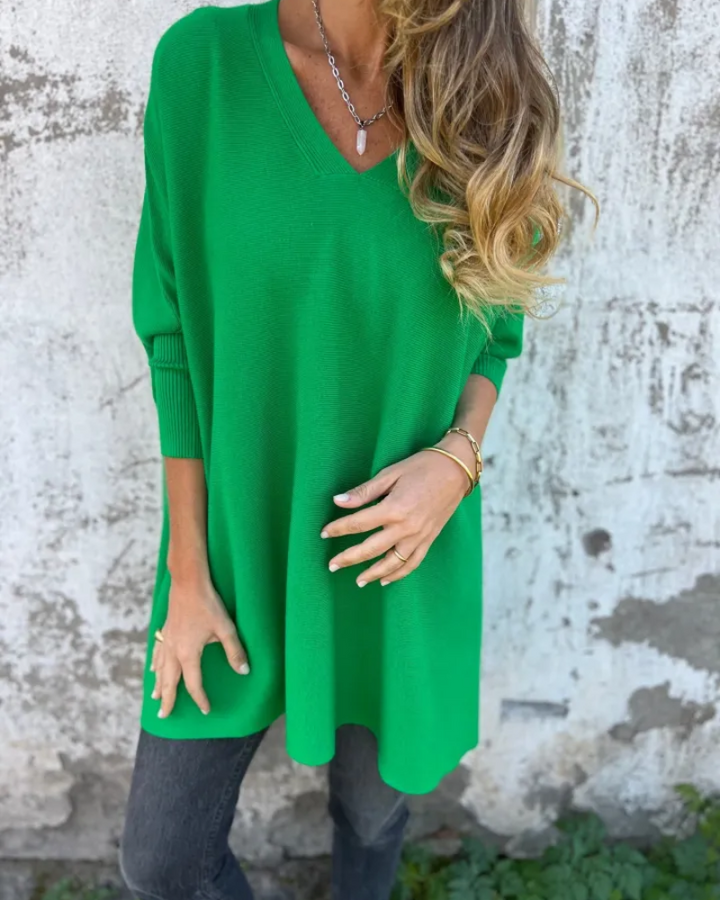 Women's Sweater | V Neck Loose Fit