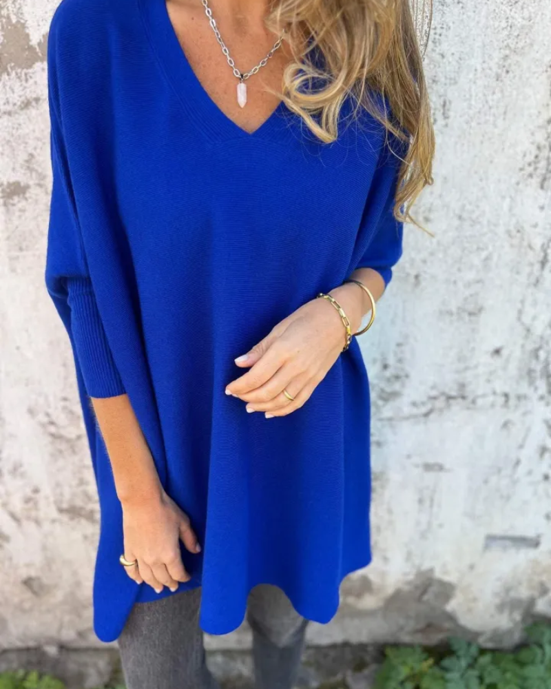 Women's Sweater | V Neck Loose Fit