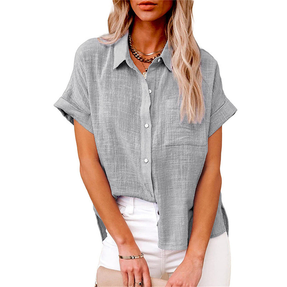 Women’s Shirt | Short Sleeve Button Down