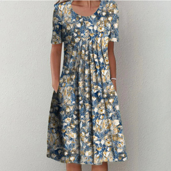 Women's Casual Dress | Midi Floral-style Print Midi