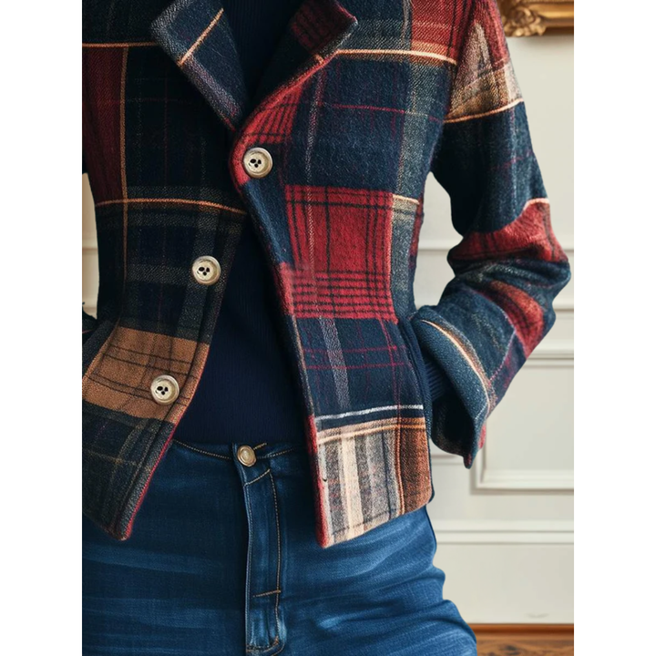 Jackets for Women | Plaid Button-Front Jacket