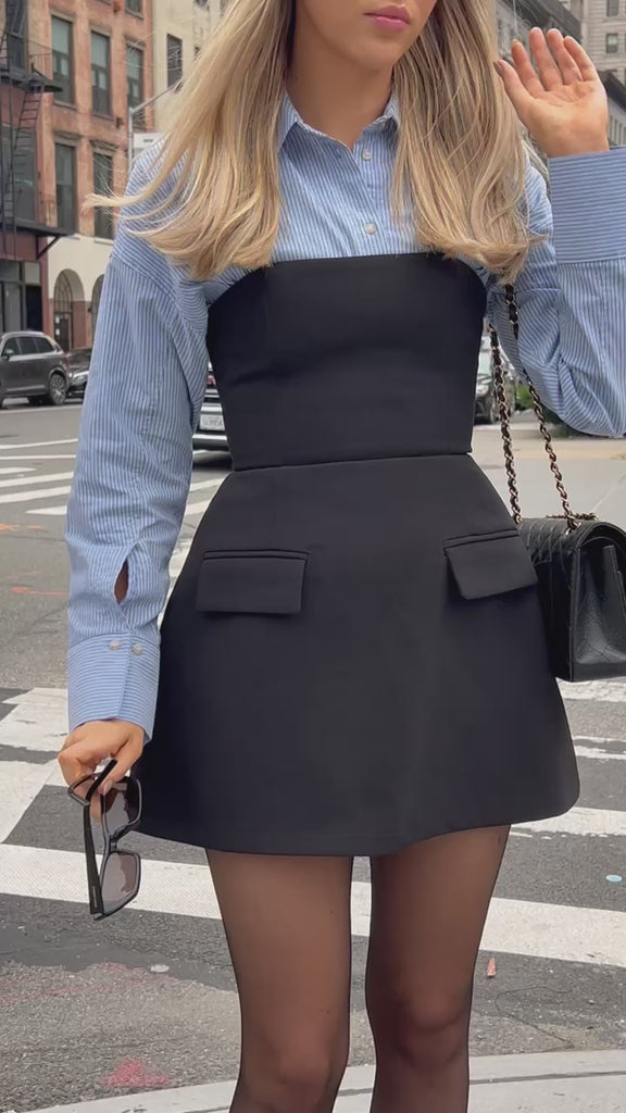 Women's Cocktail Mini Dress | Strapless A-Line