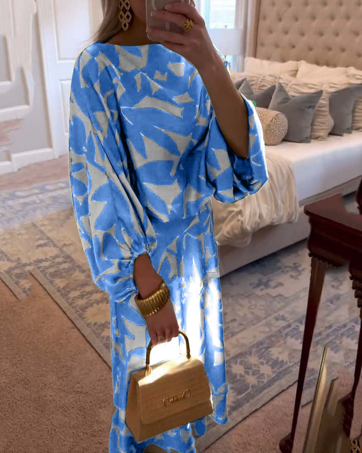 Women's Two-Piece Set  | Top and Midi Length Skirt