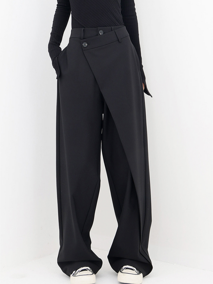Women's Trousers | Overlap Waist Design