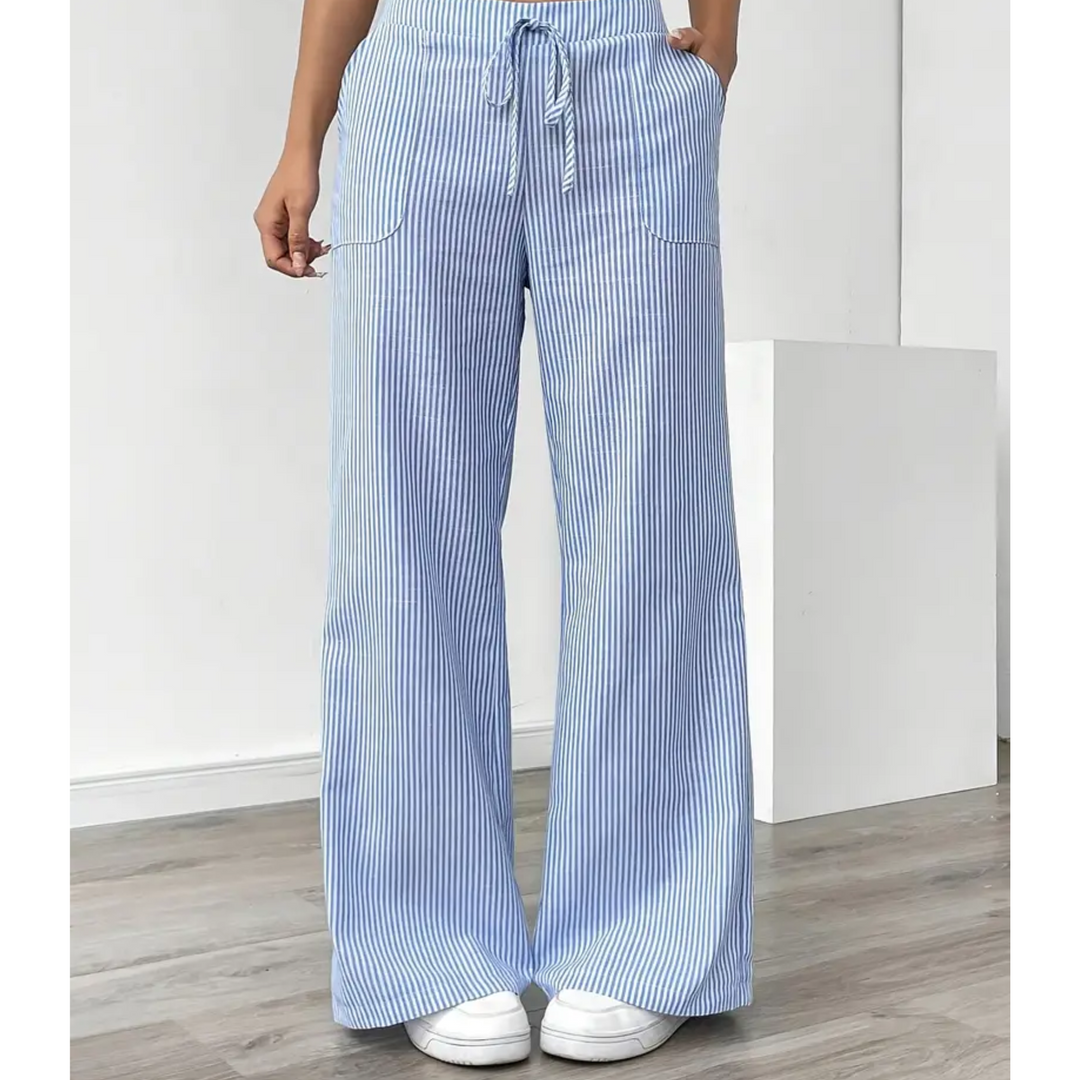 Women’s Pants | Striped With Pockets