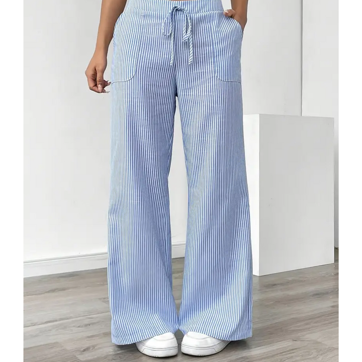 Women’s Pants | Striped With Pockets