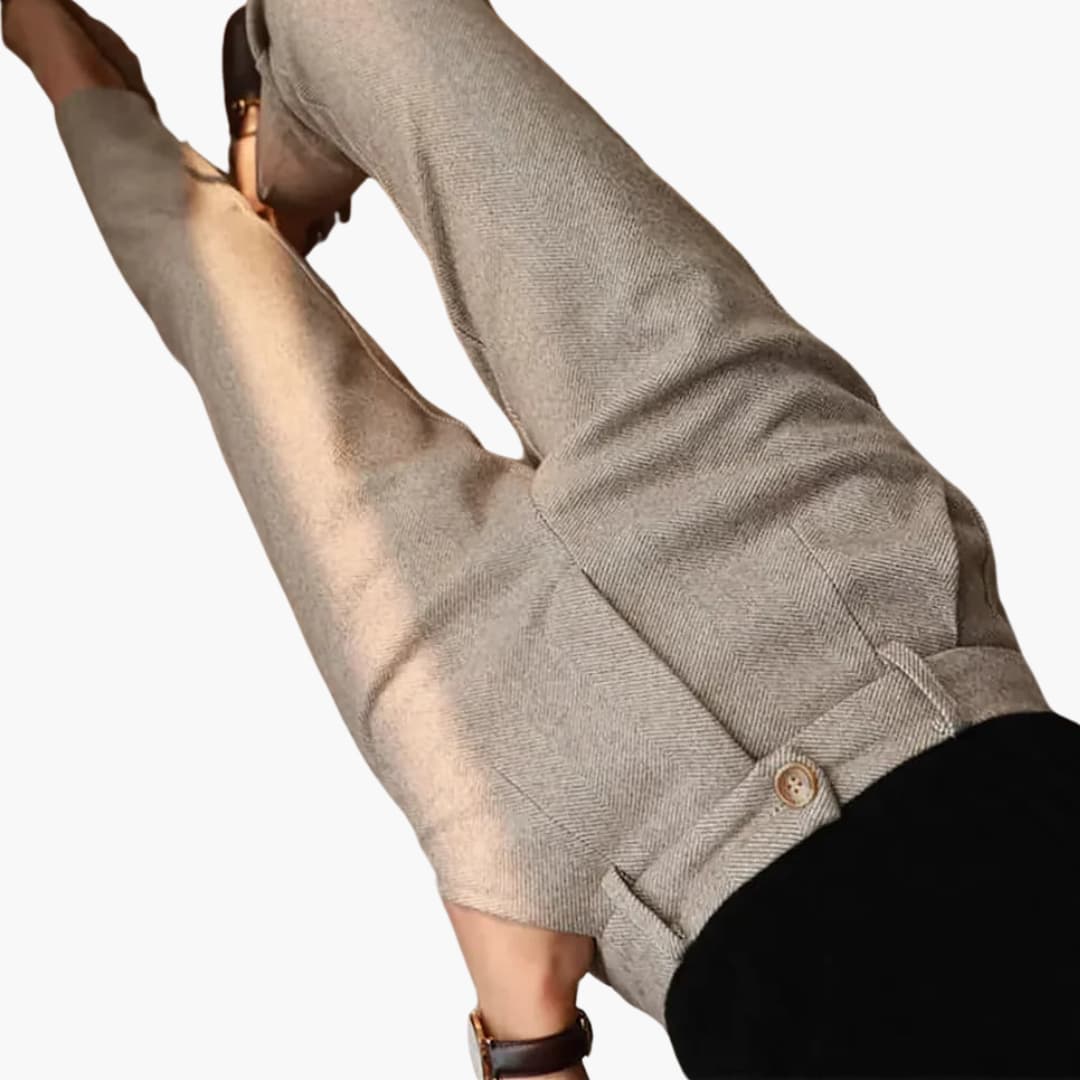 Women’s Pants | Button Cuff Tapered