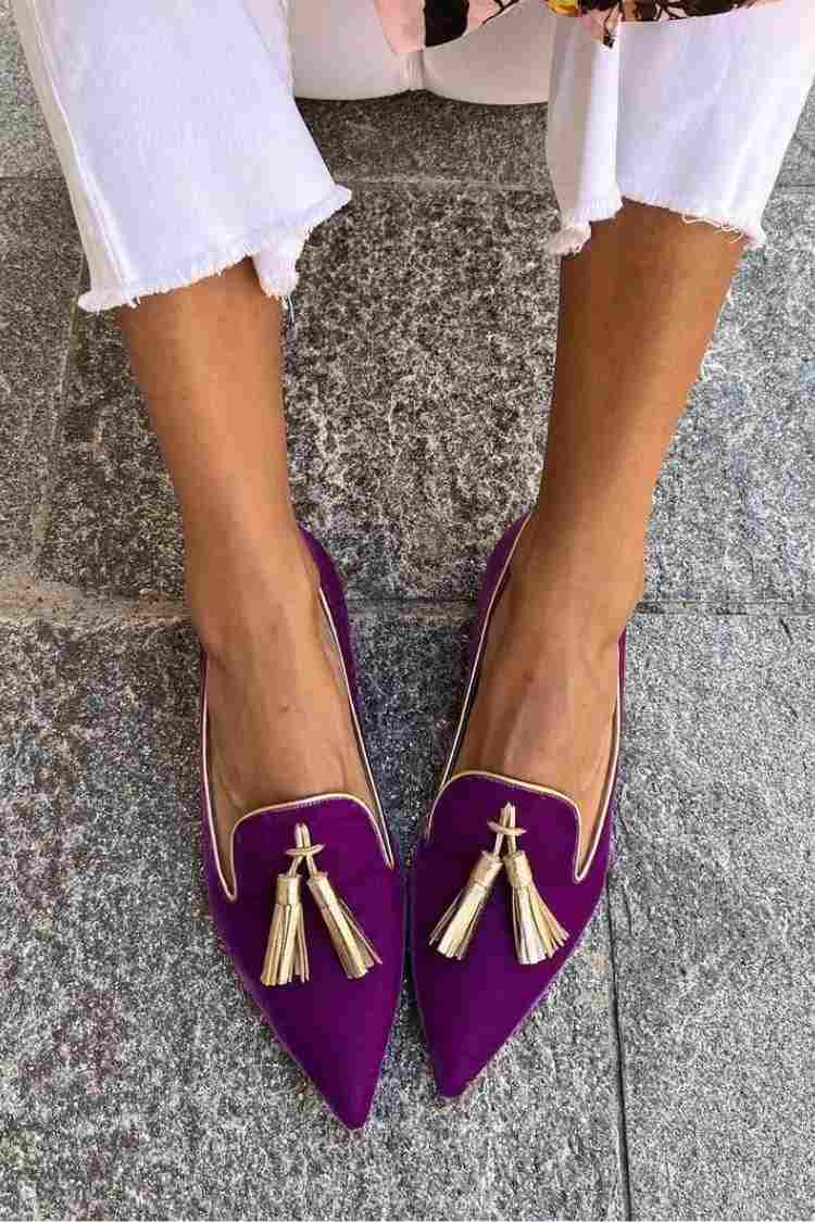 Loafers for Women | Tassel Detail Pointed Toe