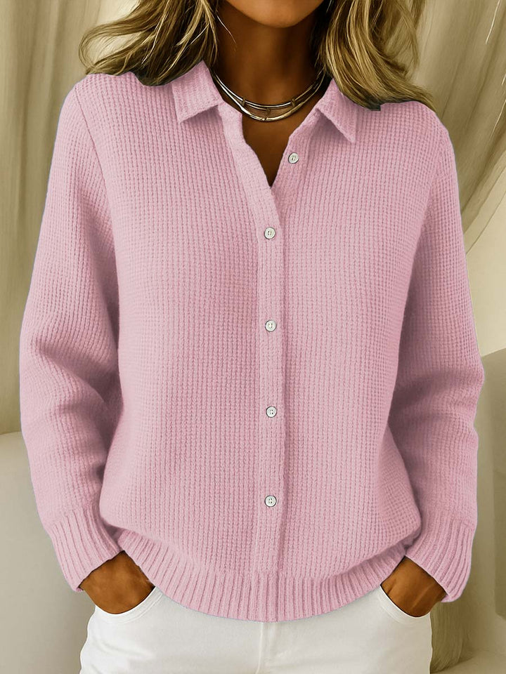 Women's Sweater | Full Button-Front Closure