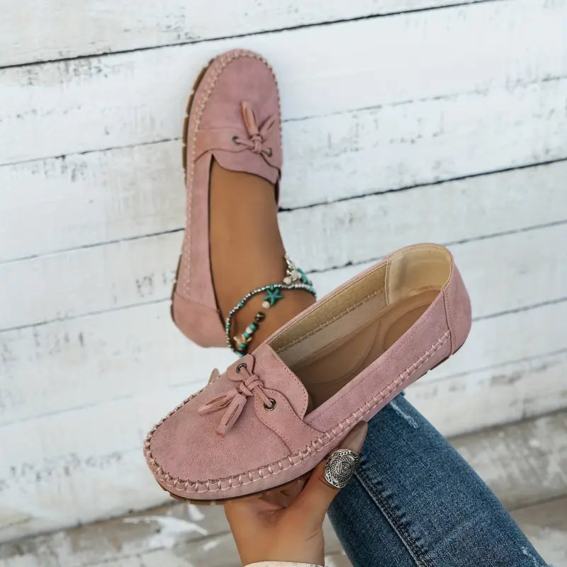 Loafers For Women | Tassel Closed Toe