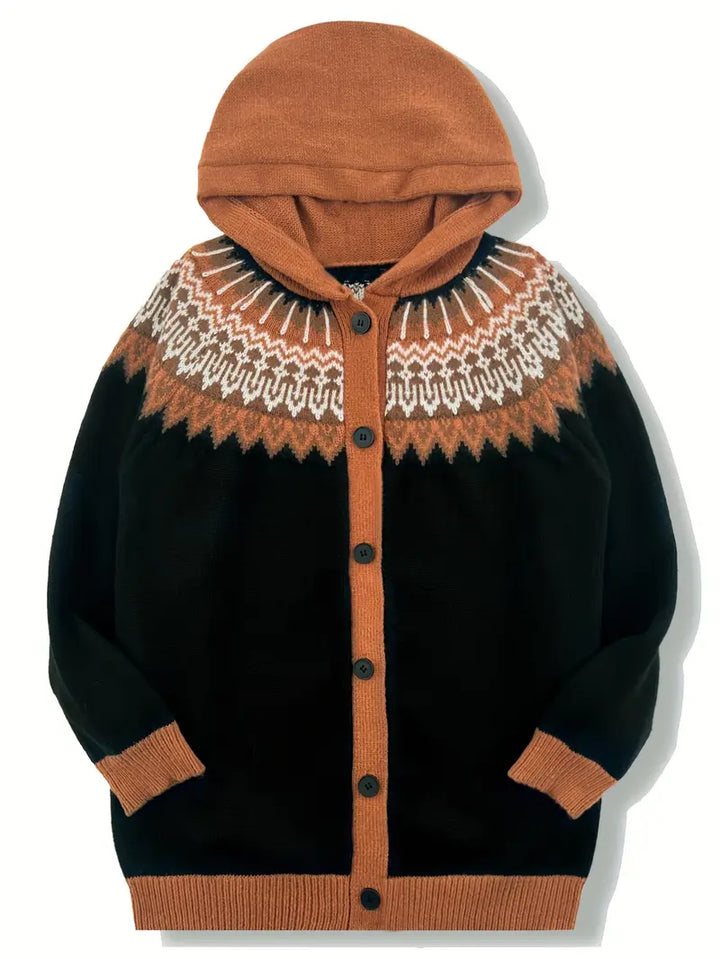 Women’s Cardigan | Hooded Button Front Pattern