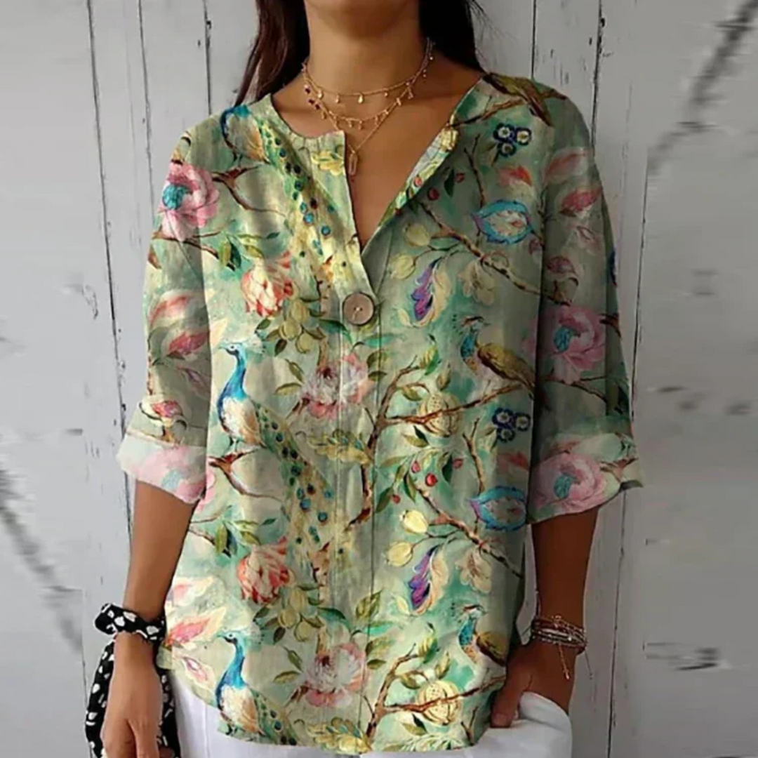 Women’s Blouse | Colorful Floral Print