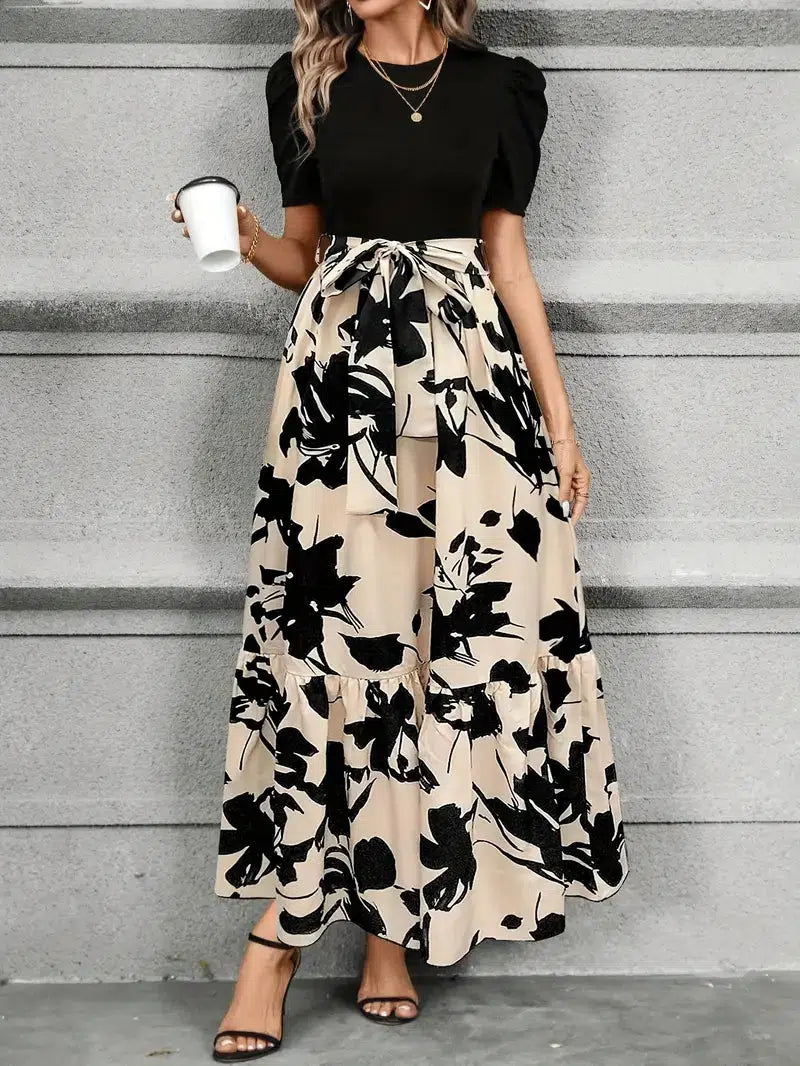 Women's Maxi Sundress | Botanical Print