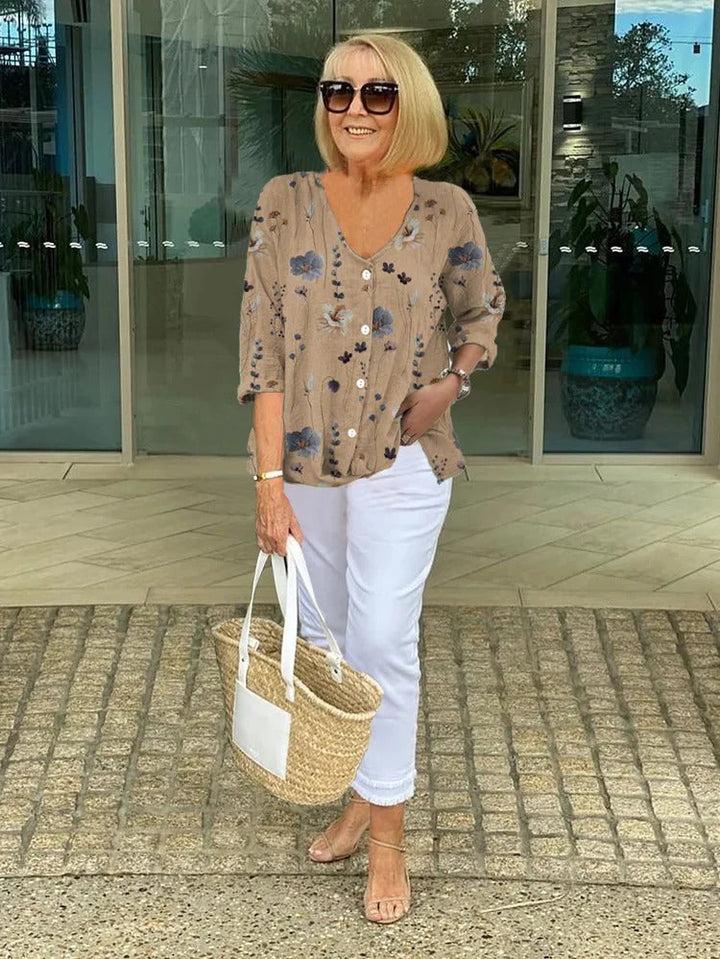 Women's Blouse | Three-Quarter Sleeve