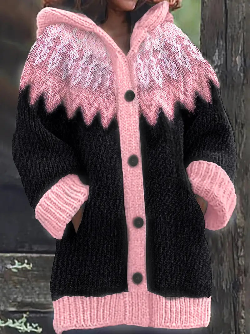 Women’s Cardigan | Hooded Button Front Pattern
