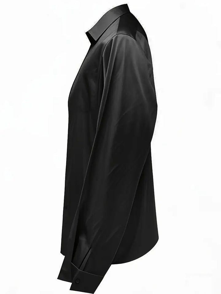 Women’s Blouse | Long Sleeve Collared V-Neck