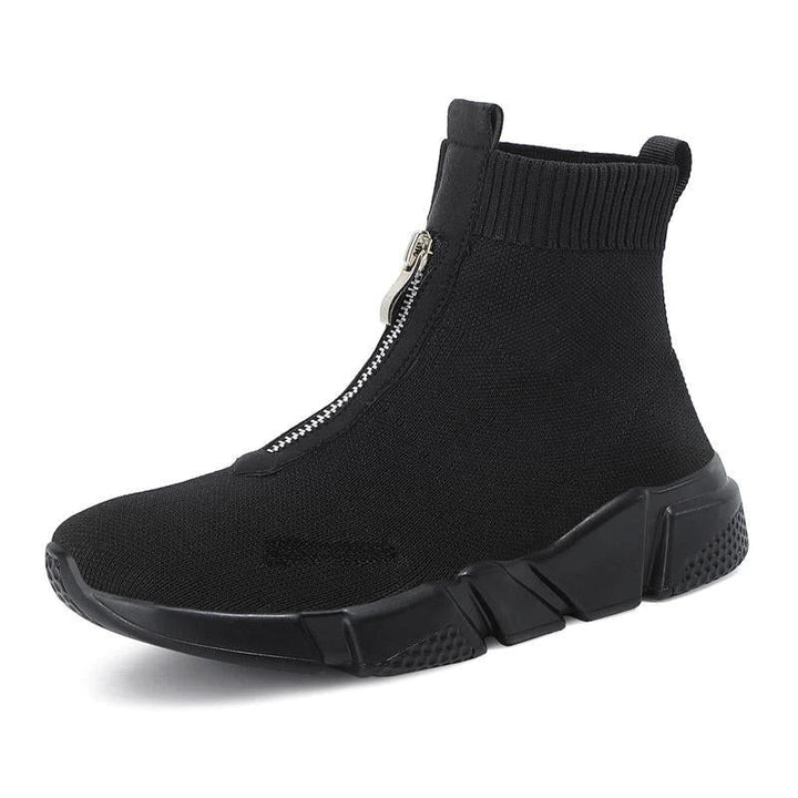 Boots For Women | High-Top Zip Front Platform Sole
