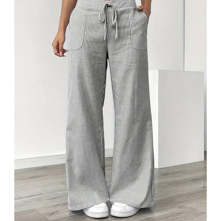 Women’s Pants | Striped With Pockets
