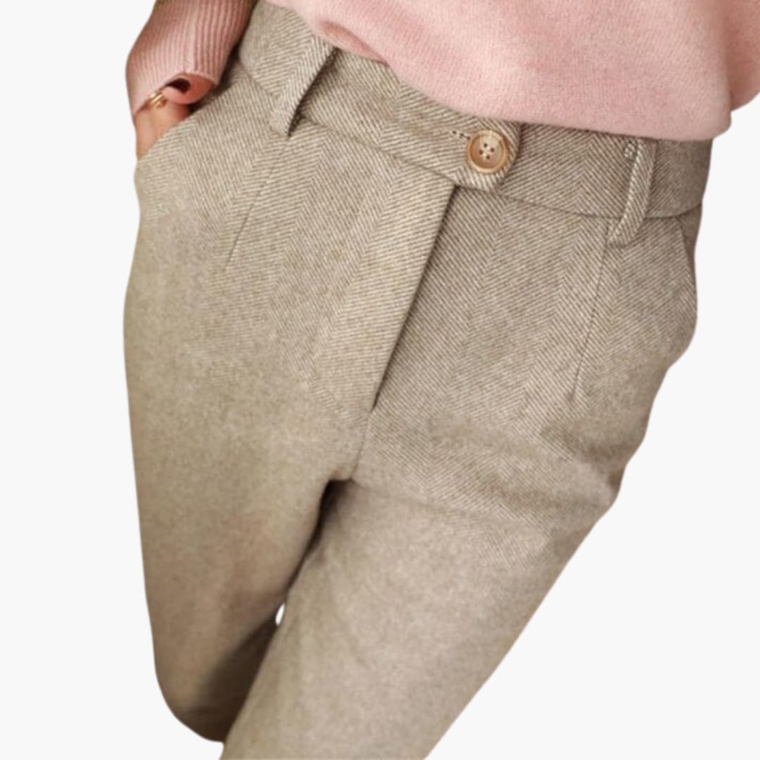 Women’s Pants | Button Cuff Tapered