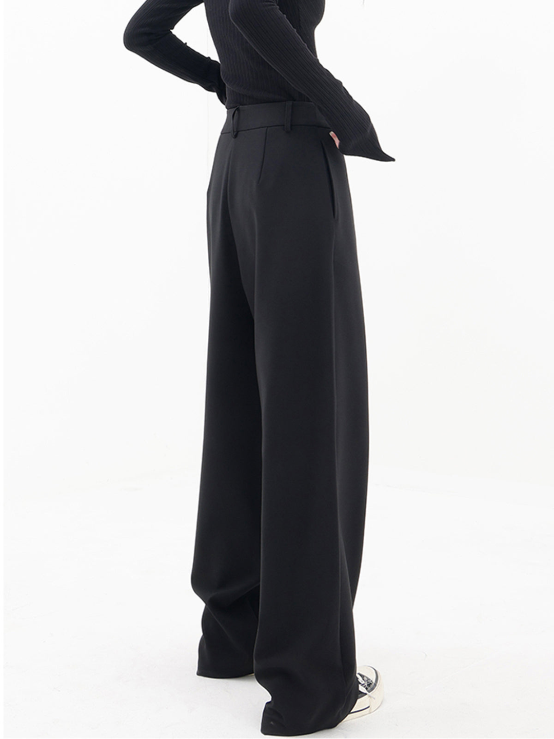 Women's Trousers | Overlap Waist Design