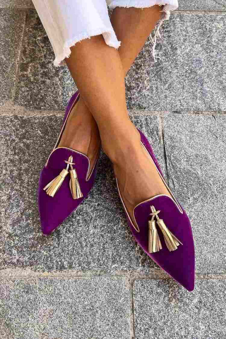 Loafers for Women | Tassel Detail Pointed Toe