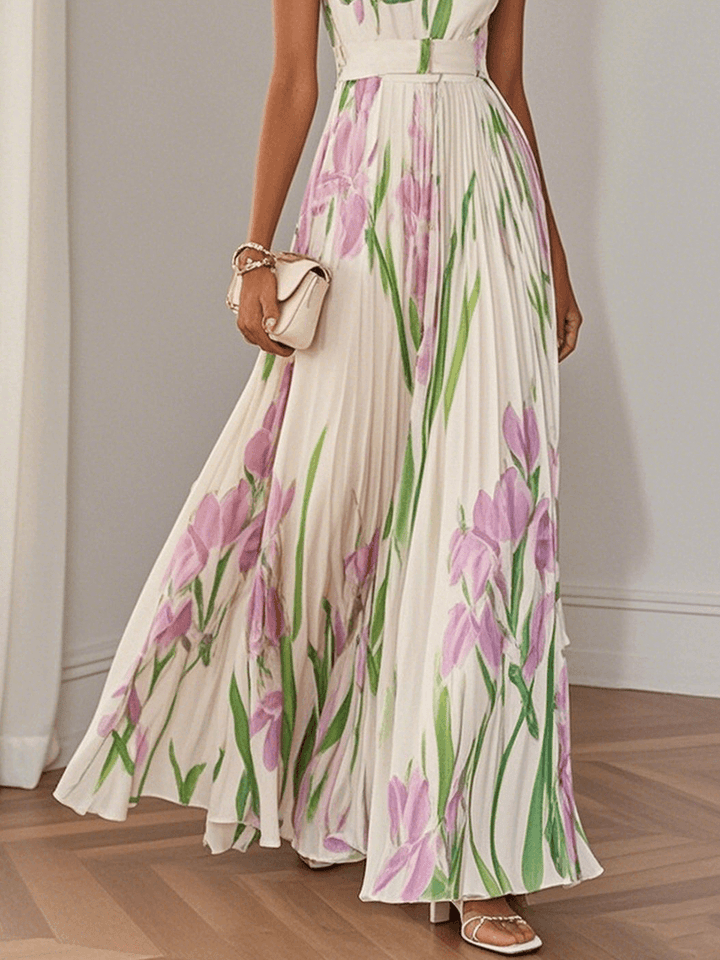 Women's Boho Maxi Dress | Floral A-Line