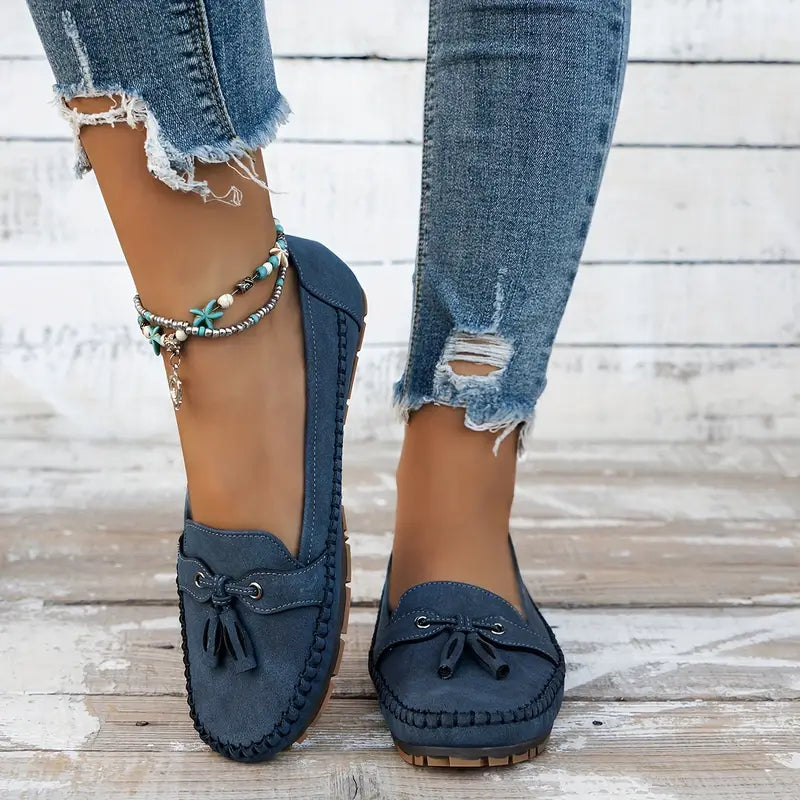 Loafers For Women | Tassel Closed Toe