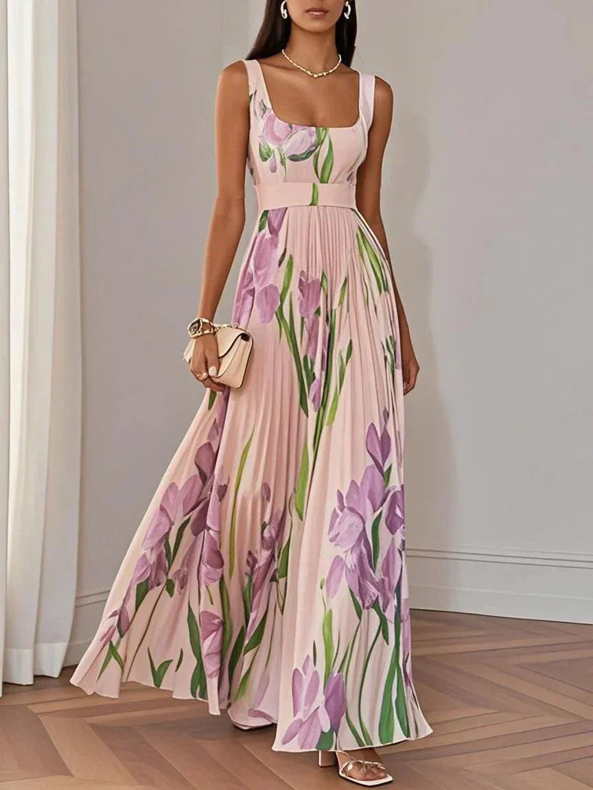 Women's Boho Maxi Dress | Floral A-Line