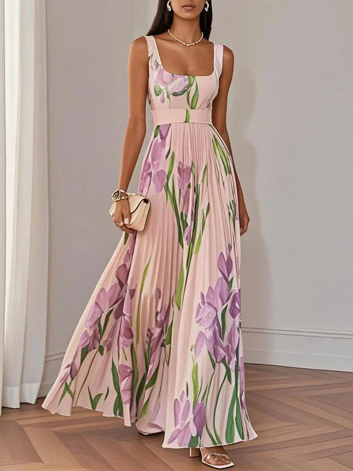 Women's Boho Maxi Dress | Floral A-Line