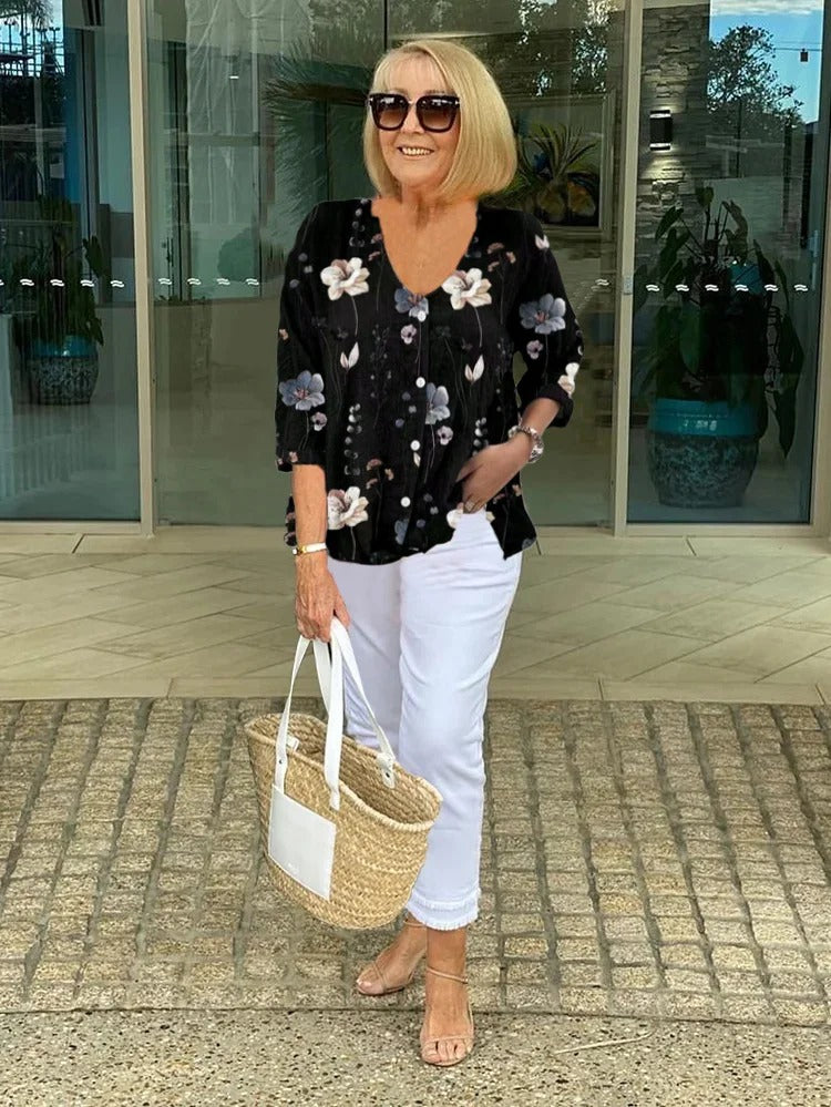 Women's Blouse | Three-Quarter Sleeve