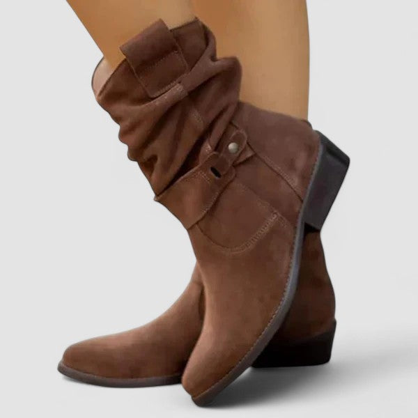 Boots for Women | Mid-Calf Strap Detail