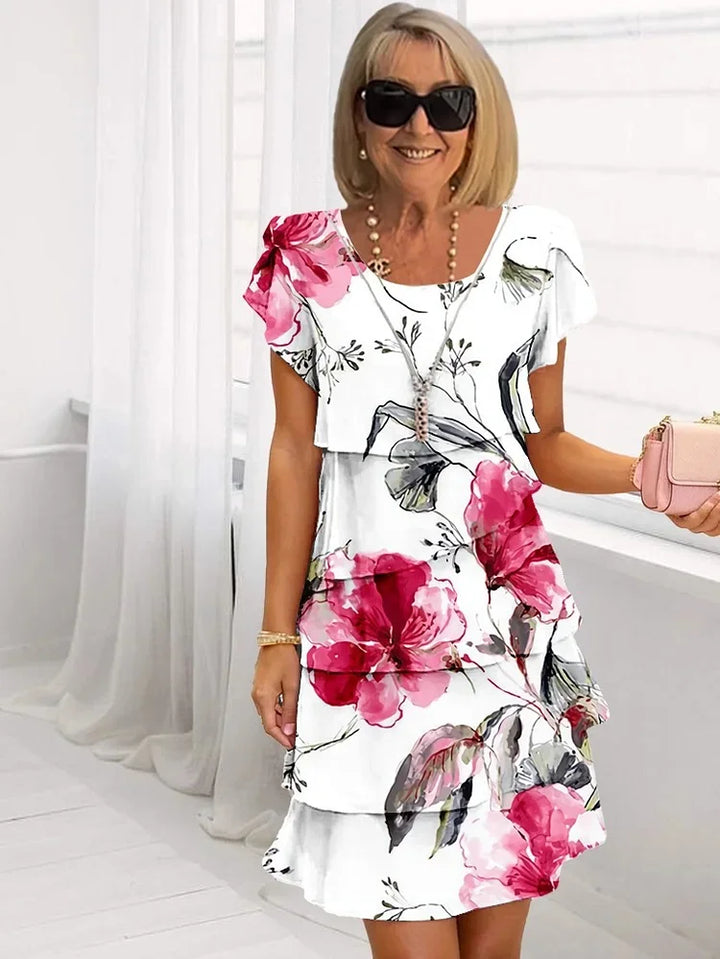Women's Dress | Floral Tiered Mini