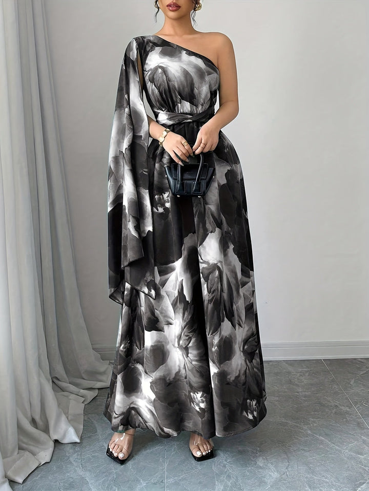 Women's Wedding Guest Maxi Dress | One-Shoulder