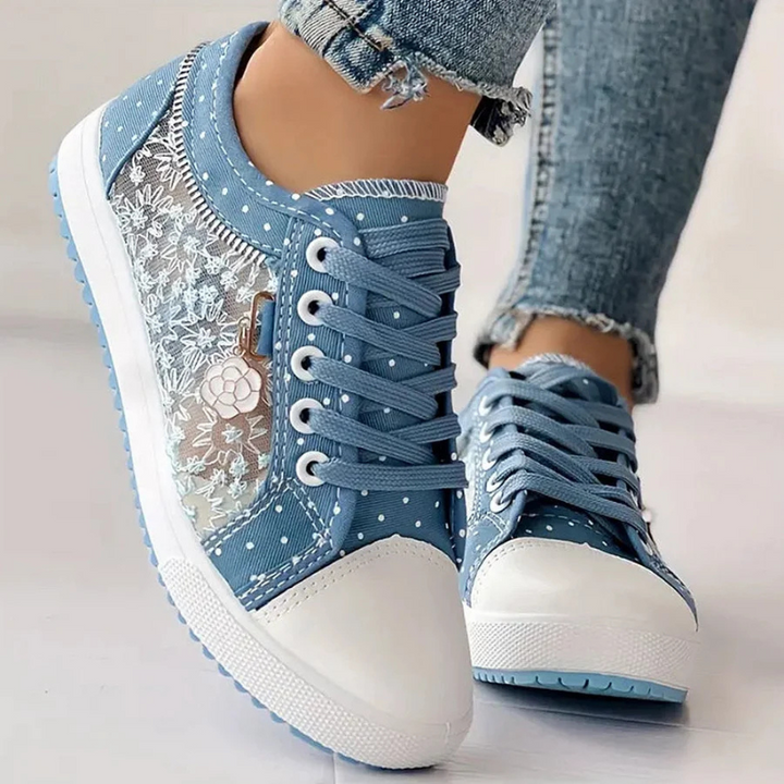 Sneakers For Women | Tie-Front  Low-Top