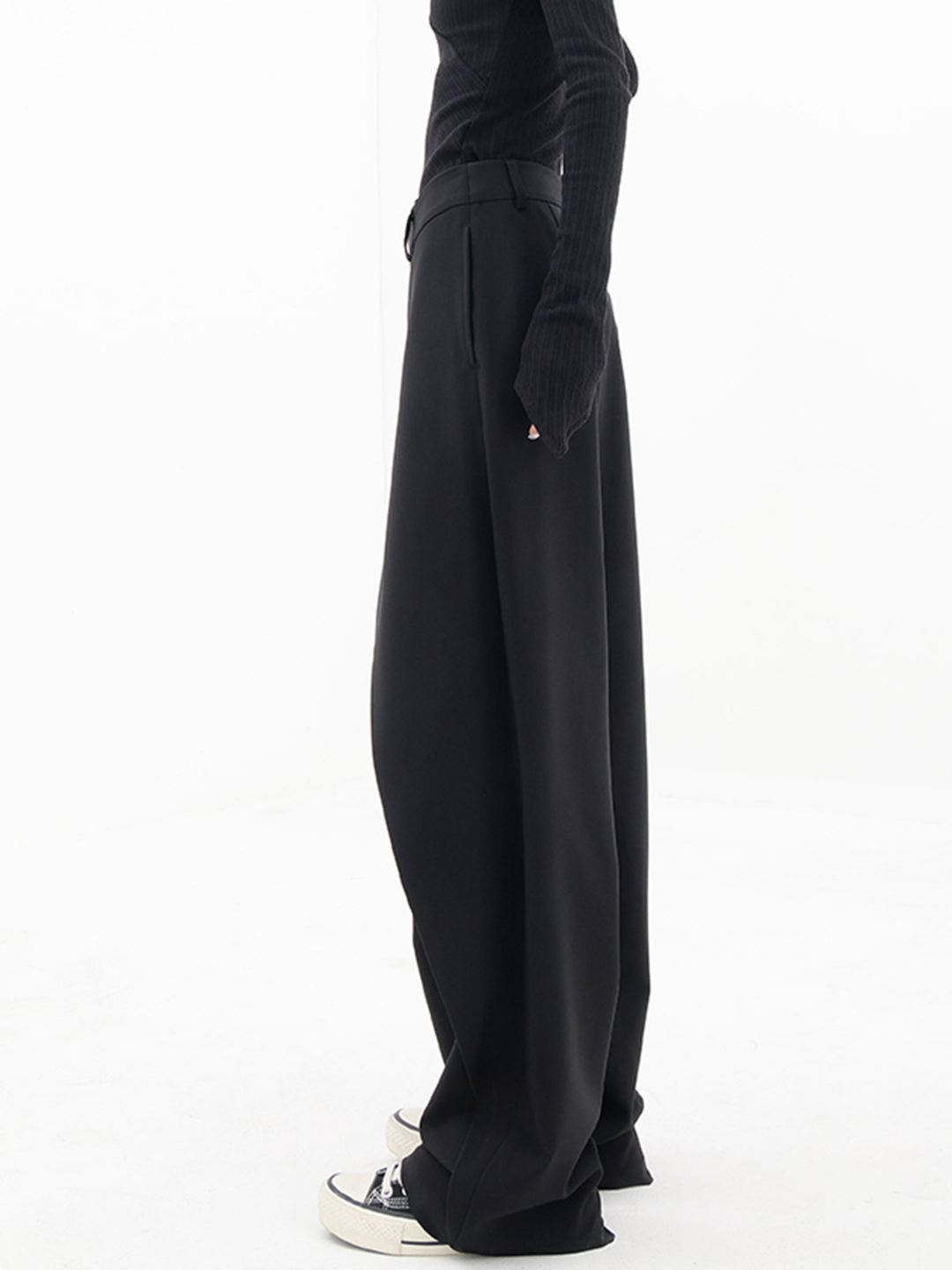 Women's Trousers | Overlap Waist Design