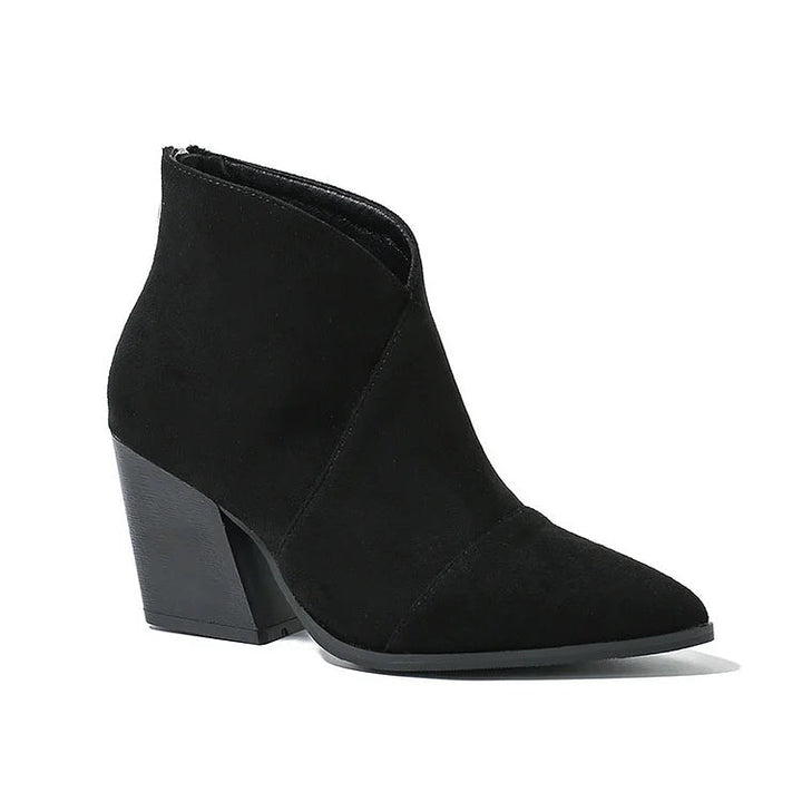 Boots for Women | Ankle-Height Block Heel
