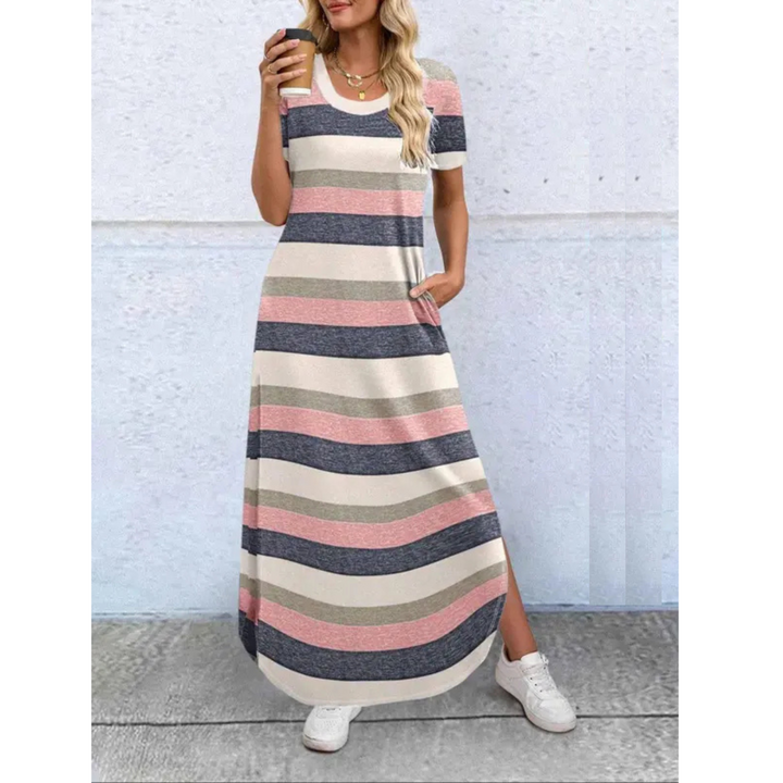 Women's Summer Dress | Round Neck Maxi