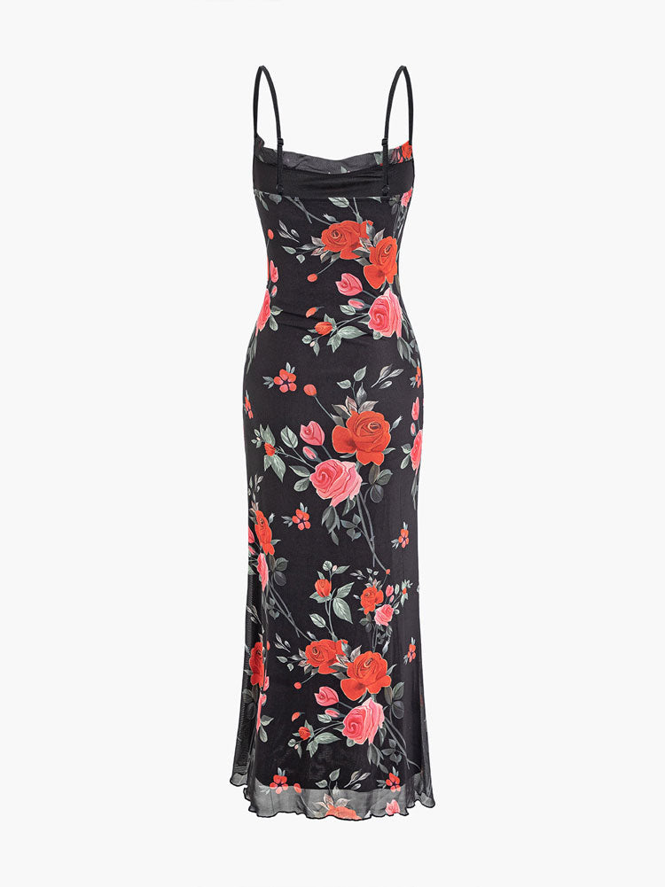 Women's Floral Maxi Dress | Casual