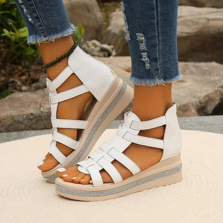 Sandals For Women | Multi-Strap Platform Design