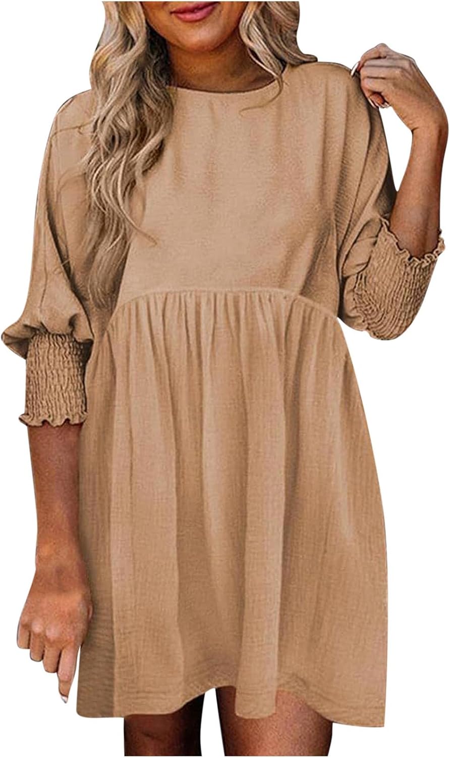 Women's Summer Dress | Smocked Cuff Mini