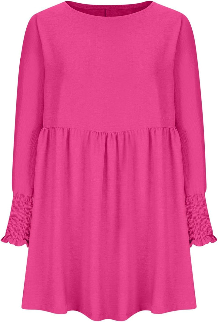 Women's Summer Dress | Smocked Cuff Mini
