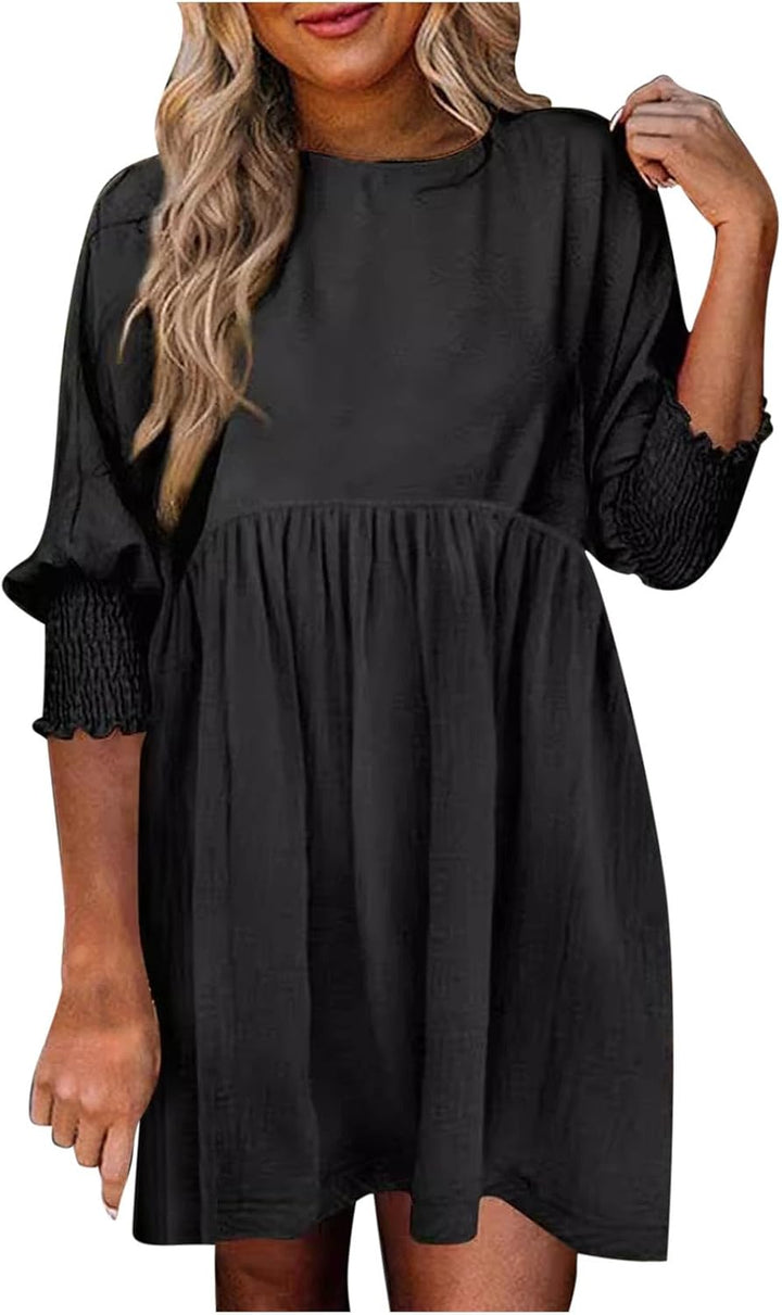 Women's Summer Dress | Smocked Cuff Mini