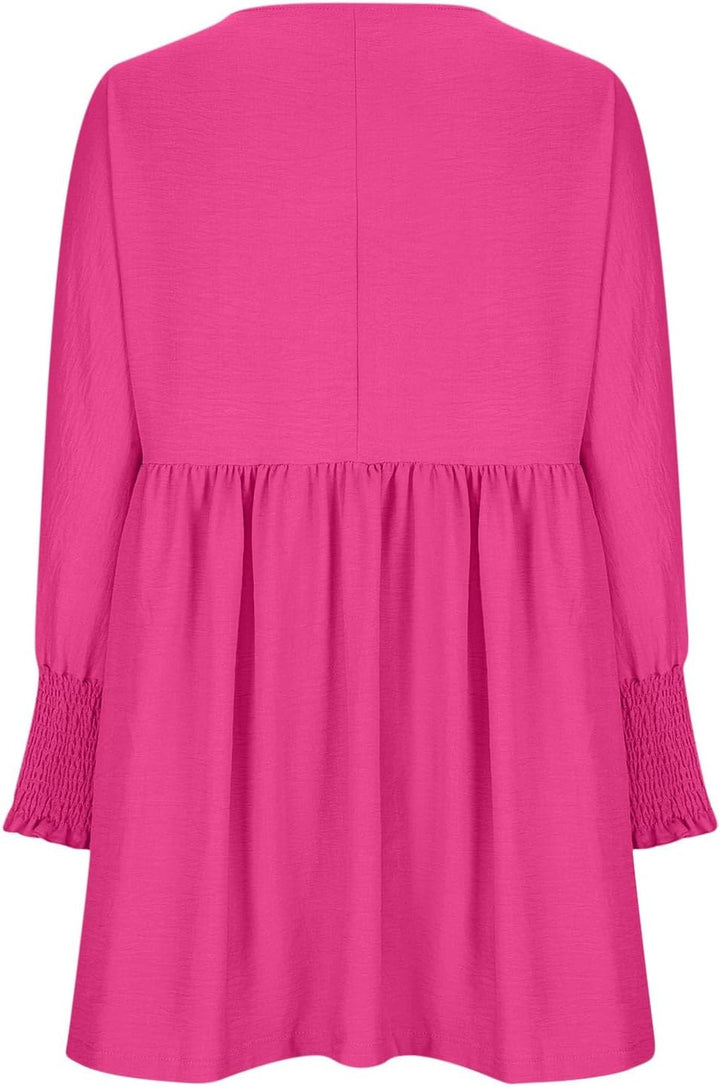 Women's Summer Dress | Smocked Cuff Mini